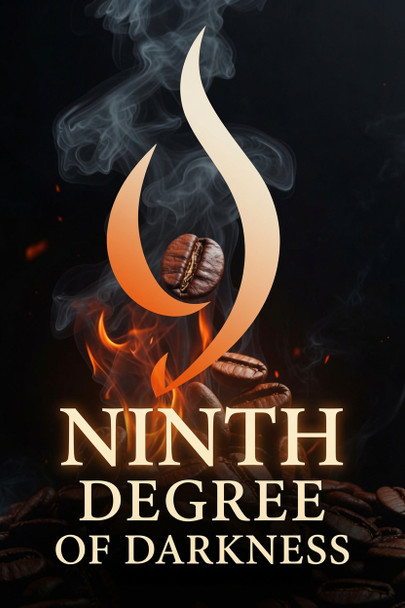 Ninth Degree of Darkness — our boldest ultra-dark roast yet. Intensely smoky, full-bodied, and rich with notes of baker’s chocolate, roasted nuts, and a long, lingering finish. Zero acidity. Roast Level 9 from Old Crown Coffee.