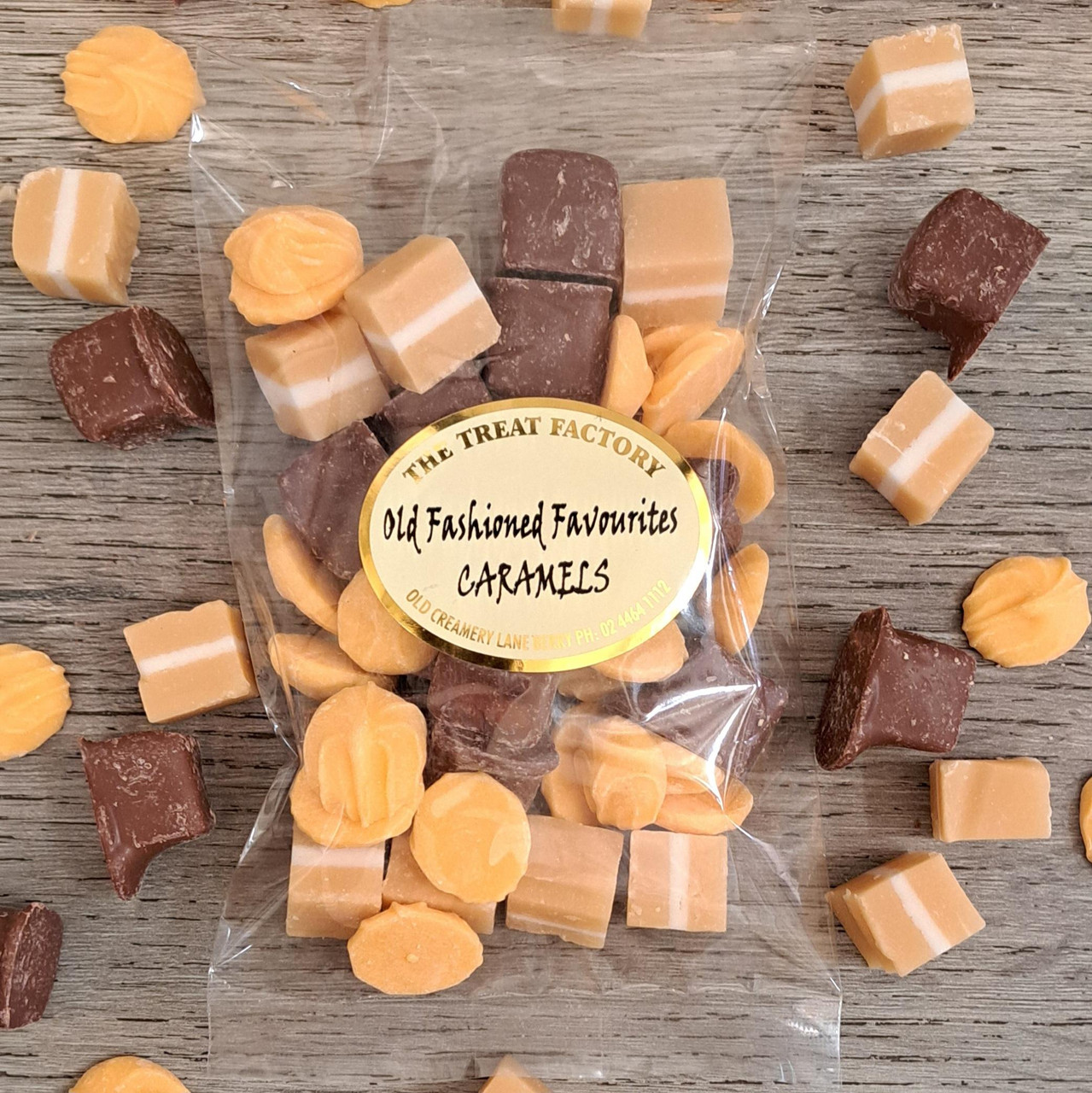 Caramels. Old Fashioned Favourites - The Treat Factory