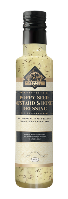 Poppy seed, mustard & honey dressing
Maxwell's Treats
The Treat Factory