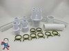 Renu Manifold Kit Hot Tub Spa Part 1"Slip x (4) 3/4" Ports to 3/4 or 1"HotSpring Video How To