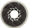 1 3/4" Face, Jet Assembly, Waterway, Ozone, Swirl Face, 1 1/4" Hole Size, 3/4" Barb, Dark Gray