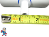 4 Way Tee Fitting Glue Kit for Watkins Hotspring  1" x 3/8" Barb X 3/8" Barb X 3/8" Barb