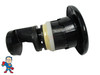 Jet Internal, Waterway, Dual Flo, Diverter Jet, 4-3/4" face diameter, Swim Jet, Smooth, Black