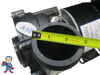 The inlet and outlet measures about 3" across the threads.
Complete Pump, 36675, 71699, Watkins, Solana,  Wavemaster 7000, 1.65HP, 115v or 230V, 16.0A or 8.0A, 48 frame, 2"x 2", 1 Speed