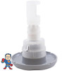 Jet Internal, CMP, Hurricane, 2" face diameter, Directional, 5 Scallop, Gray