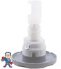 Jet Internal, CMP, Hurricane, 2" face diameter, Directional, 5 Scallop, Gray