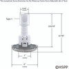 Jet Intrnl,WW Adj Cluster Storm,2"fd,Twin Roto, SS/Gray