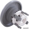 Waterway Adjustable Mini Jet Internal Assembly - 2-5/8" Face Diameter, Directional, Smooth, Gray