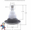 These are the basic measurements of a CMP Typhoon 500 Jet..