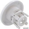 White Adjustable Mini Jet Internal Assembly - 2-5/8" Face, Directional Smooth, WW
