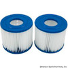 Filter, Cartridge, 4sqft, 2-1/16"ot,2-1/16"ob,4-1/4",3-3/4" 3oz pair