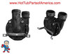 Wet End, Aqua-Flo, FMVP, 1.0HP, 1-1/2", 48 frame, 10-11A/115v Verticle Mount Pump
The Suction and Pressure sides both Measure about 2-3/8" Across the threads and is called 1 ½”!
Also the suction side of this wet end can be used in any position you simply unscrew the four bolts in the front and turn it and tighten the bolts back in and you are done...