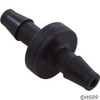 Check Valve, Ozone, AquaSunOzone, 1/4"b Kynar, Black