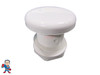 Air Control Valve 1-3/4" Hole Size , 2-1/2" Face Diameter, Smooth White, 1"