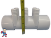 Manifold Hot Tub Spa Part 2"slip x 2"slip x (6) 3/4" Ports Water Video How To
The Pipe that would glue into each end is about 2 3/8" Outside Diameter...