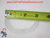 Spa Hot Tub Light Lense 3 1/4" Face Replacement Part Lens 2 1/2" Hole Bulb Wire