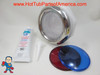 Spa Hot Tub Chrome Light Lens Red & Blue Covers Kit Silicon 5" Face How To Video