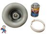 Nordic Hot Tub Retrofit 5 1/4" Jet with Glue Kit Gray Large VSR Spa How To Video