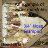 Manifold Hot Tub Spa Part 22 3/4" Outlets with Coupler Kit with Video How To