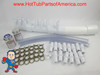 Manifold Hot Tub Spa Part 14 3/4" Outlets with Coupler & Glue Kit Video How To