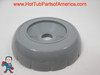 Spa Hot Tub Diverter Cap 3 3/4" Wide Gray Notched Buttress Style How To Video