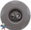 Jet Internal, Waterway, Cluster Storm, 2" face diameter, Twin Roto, Smooth Scallop, Gray