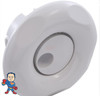Jet Internal, CMP, Snap In Neck Jet, 2-1/2" face diameter, Whirly, 5 Scallop, White, No Prongs