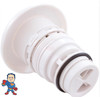 Jet Internal, Waterway, Poly Jet, 3-3/8" face diameter, Directional, 5 Scallop, White