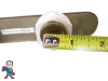 Hot Tub Spa Part Gray 7 5/8" Waterfall Assembly (2) 1" Hole Style Clear