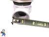 Star Handle  Valve , Waterfall or Neck Jet Control, On/Off Valve, Silver and Graphite,  1" Slip x 1" Slip, Single Port