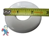 2 5/8" Garden Tub Jet Face Slimline Smooth White