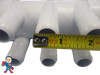 The Outside Diameter of the 3/4" barb where the tubing connects is ¾”..
