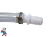 This is an example of the barb coupler installed inside of 3/4" ID Tubing with a Clamp.. Note: Tube and Clamp not included they are for illustration we do offer them in our store.