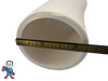 The 2" Piece of pipe measures 2 3/8" OD.. 