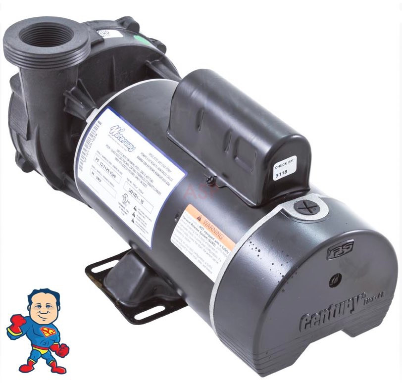Waterway Hi-Flo 2.6HP Pump 230V 2-Speed 48-Frame 2