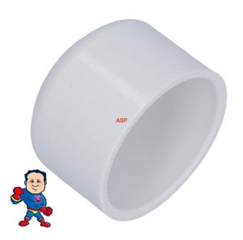 Cap, 2" Slip, Plumbing Fitting Cap, 2" Slip, Plumbing Fitting