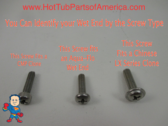 Compare your screws to be sure that this is the correct wet end.