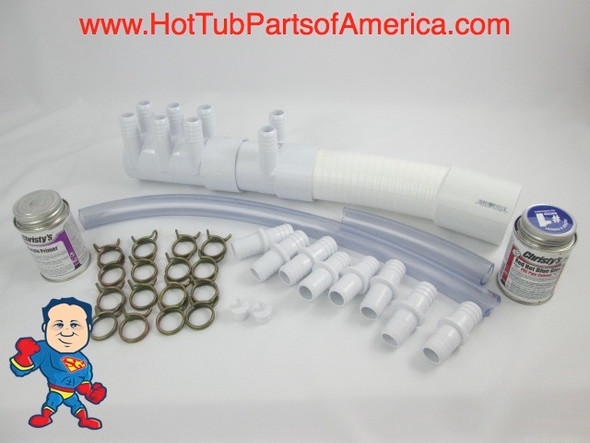 Manifold & Glue (8) 3/4" Outlet with Coupler Kit Video How To