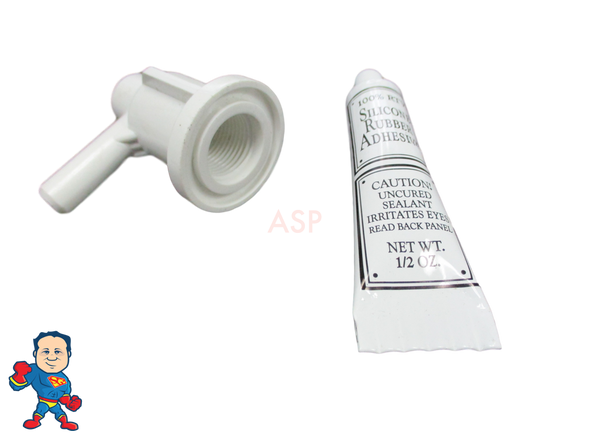 Air Injector Jet Body 3/8" Barb Accepts 3/4" Thread in Injector Part with 1 1/4" Face Air Injector Jet Body 3/8" Barb Accepts 3/4" Thread in Injector Part with 1 1/4" Face