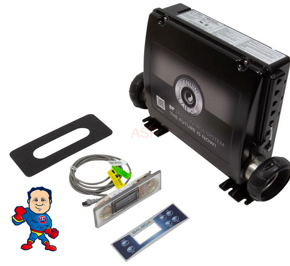 Control Retrofit Kit Balboa BP7, 1 or 2 Pump/Blower ,Ozone ,Light, 4.0kW, 115v/230v, with TP500 Topside