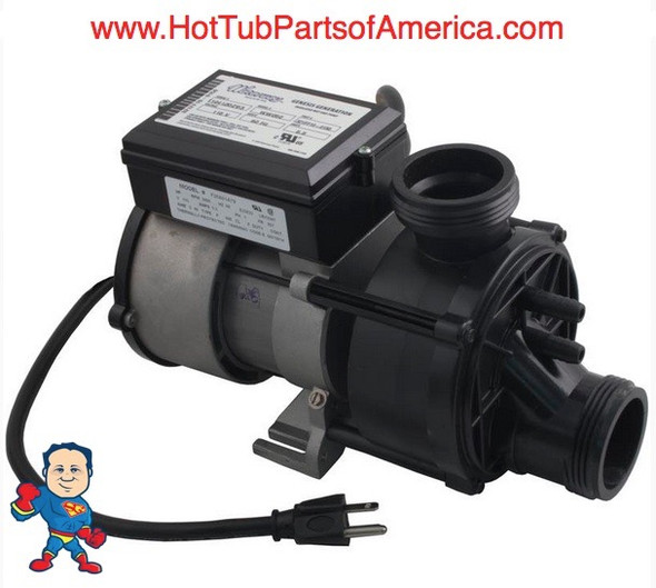 Garden Tub Pump,Bath,Waterway Genesis,7.5A,115v,1-1/2",w/Rubber Foot Pads Garden Tub Pump,Bath,Waterway Genesis,7.5A,115v,1-1/2",w/Rubber Foot Pads