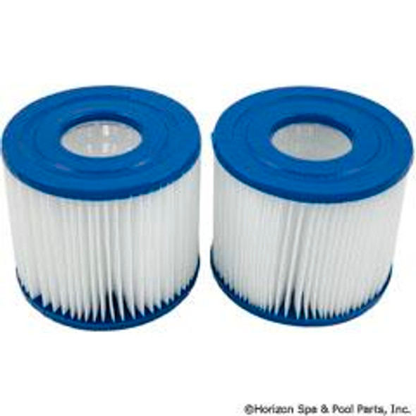 Filter, Cartridge, 4sqft, 2-1/16"ot,2-1/16"ob,4-1/4",3-3/4" 3oz pair