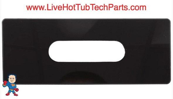 Blackout Topside Adapter Plate for Hydro-Quip Topsides it is 8-1/2" x 4" and is used on the  Eco-1, Eco-5, and Eco-6