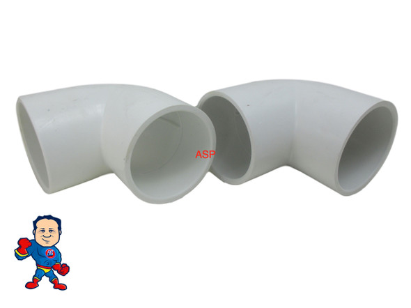 2x Hot Tub Spa 90° ELL 2" Slip X Slip Plumbing PVC Fitting How To Video