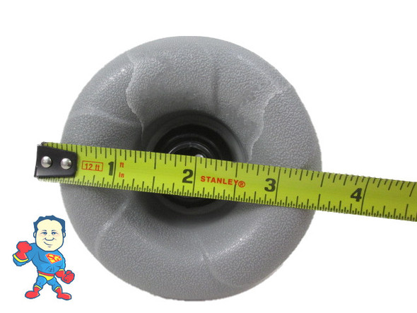 3 1/2" Gray Directional Jet for Master Spa, Down East & Freedom Hot Tubs