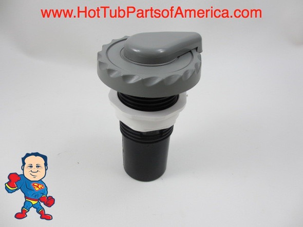 Air Control Valve 18 Scallop Gray 1" Spa Hot Tub Universal Waterway Video How To