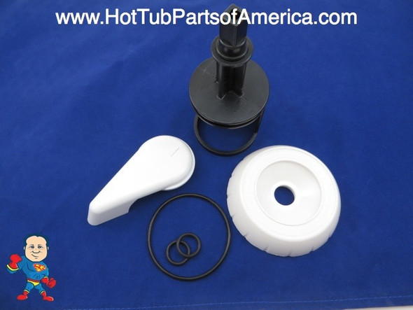 Diverter Valve Spa White Buttress Hot Tub Cap Handle Stem O-Ring Waterway Video