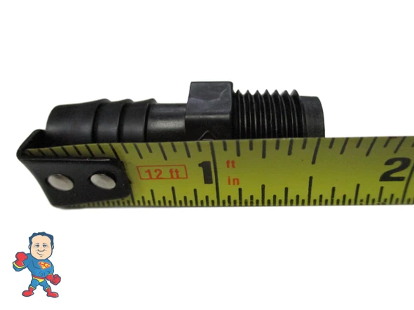 Air Bleeder Barb Plug for Spa Pump 3/8" Barb x 1/4" MPT Hot Tub Wet End Replacement