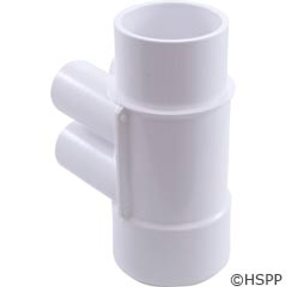 Manifold, 3/4"s, 4 Port, Flow Thru, 2"s x 2"spg