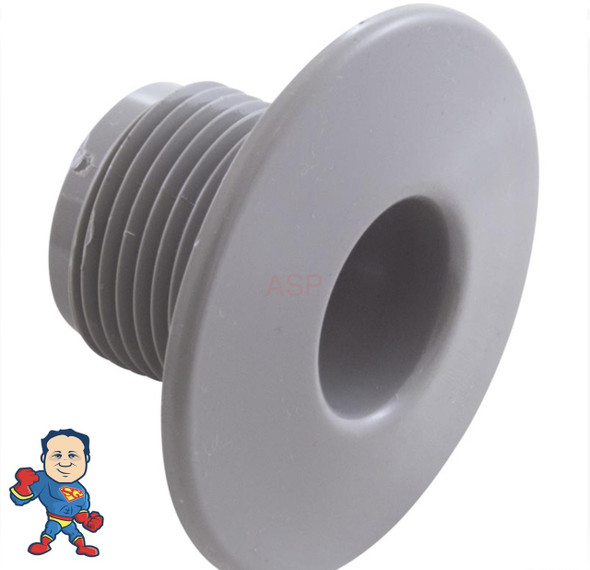 Bullet Jet Internal, Waterway, Ozone Cluster, 2" face diameter, Fixed, Smooth, Gray, 1" Hole Size